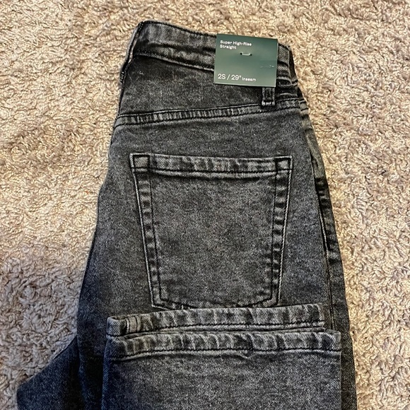 wild fable Pants - Wild Fable Super High Rise Straight Jean Sz 25 NWT